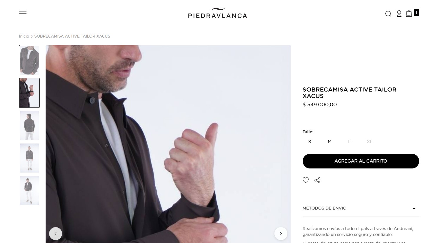 Slider Vertical: una imagen por vez con navegación vertical
